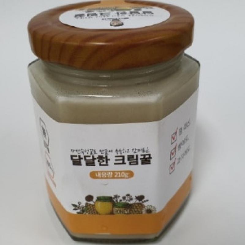 [고려수지침학회] 자연숙성꿀로 만든 달달한 크림꿀 (210g 육각병)