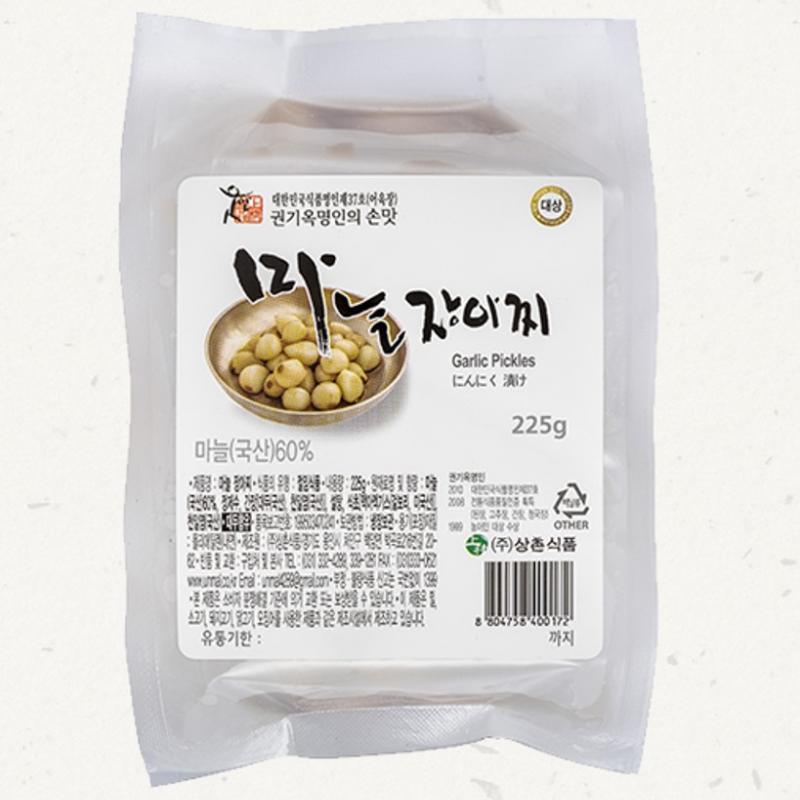 [상촌식품]마늘 장아찌 450g / 225g*2개 (450g)